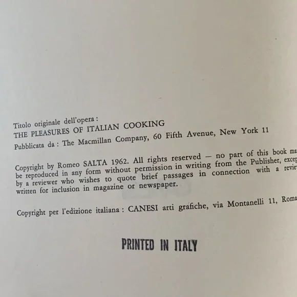 Rare Italian Cookbook- Le delizie della mia cucina - Picture 11 of 16